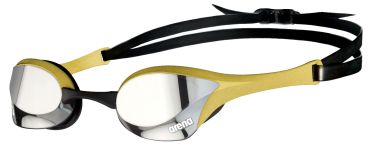 Arena Cobra ultra swipe mirror schwimmbrille Silber/Gold 