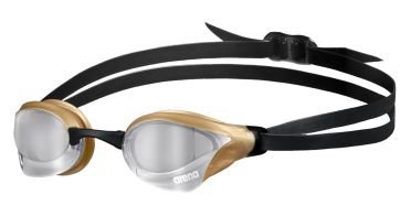 Arena Cobra Core Swipe Mirror Schwimmbrille Silber/Gold 