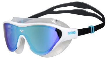 Arena The One mask mirror schwimmbrille Blau/Weiss/Schwarz 