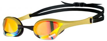 Arena Cobra Ultra Swipe mirror schwimmbrille gold/schwarz 