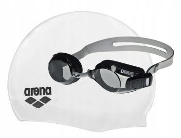 Arena Pool Set Schwimmbrille + Badekappe