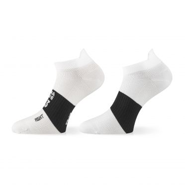 Assos Hot Sommer Radsocken Weiss Unisex