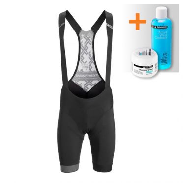 Assos Cento evo Trägerhose Schwarz Herren