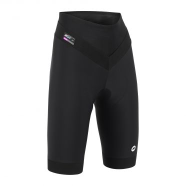 Assos UMA GT Halbe Shorts C2 lang Schwarz Damen 