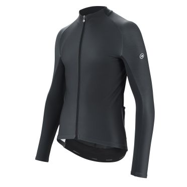 Assos Mille GT Frühjahr/Herbst Radtrikot lang Grau Herren 