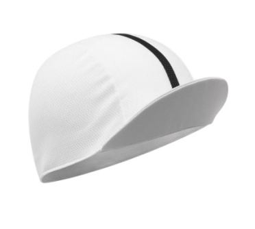 Assos Fahrradkappe weiß unisex 