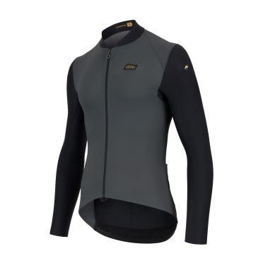 Assos Mille GTO C2 Radtrikot Langarm Grau Herren 