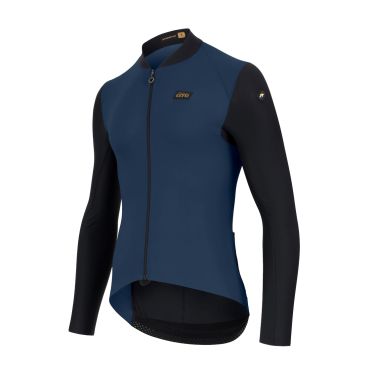 Assos Mille GTO C2 Radtrikot Langarm Blau Herren