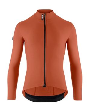 Assos Mille GT C2 Fruhjahr/Herbst Radfahren Shirt Langarm rusty brown herren 