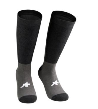 Assos tactica winter P1 radsocken schwarz unisex 