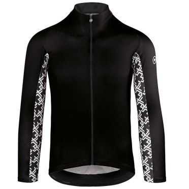 Assos Mille GT summer Langarm Radtrikot Schwarz Herren