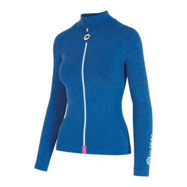 Assos Ultraz Skin Layer Winter unterhemd Langarm Blau Damen