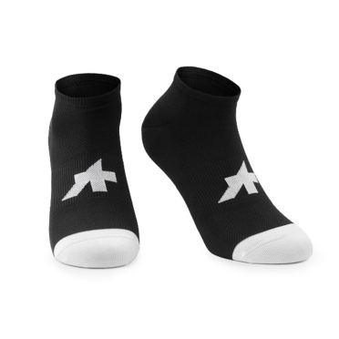 Assos Endurance Low Socks S11 Unisex Schwarz 
