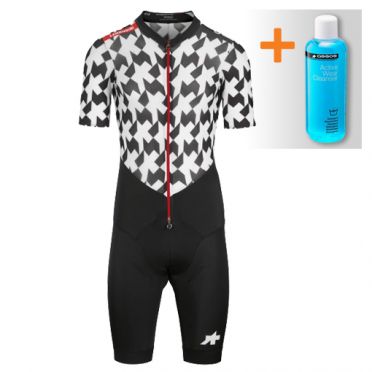 Assos LeHoudini RS Aero RoadSuit Schwarz/Weiß Herren