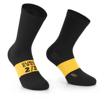 Assos spring/fall EVO Radsocken black series unisex 