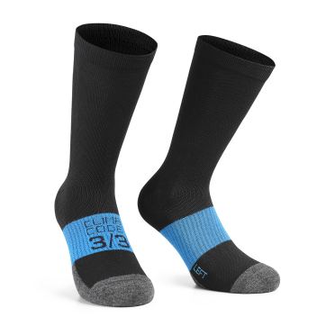 Assos Winter Fahrrad socken EVO black series unisex 