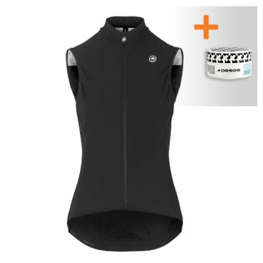 ﻿Assos Uma GT Spring fall Airblock Weste Schwarz Damen 