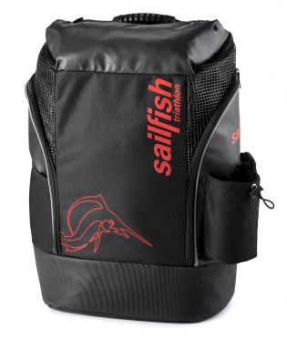 Sailfish Triathlon Rucksack Cape Town 35 Liter Schwarz/Rot