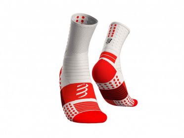 Compressport Marathon Laufsocken Weiss 