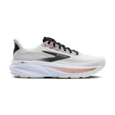 Brooks Ghost 17 Laufschuhe Weiss/Schwarz/Rose Gold Damen 