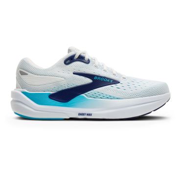 Brooks Ghost Max 3 Laufschuhe Bright White/Beacon Blue/Teal Herren 