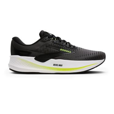 Brooks Revel Max Laufschuhe Ebony/Black/Nightlife Herren 