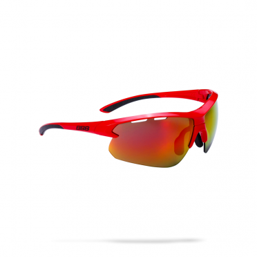 BBB Sportbrillen Impulse MLC Glossy Rot