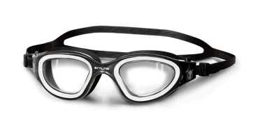BTTLNS Ghiskar 1.0 klare Linse Schwimmbrille Schwarz/Weiß