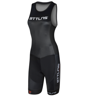 BTTLNS Goddess ITU Trisuit Ärmellos Schwarz Nemesis 1.0