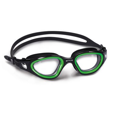 BTTLNS Ghiskar 1.0 Klare Linse Schwimmbrille Schwarz/Grun 