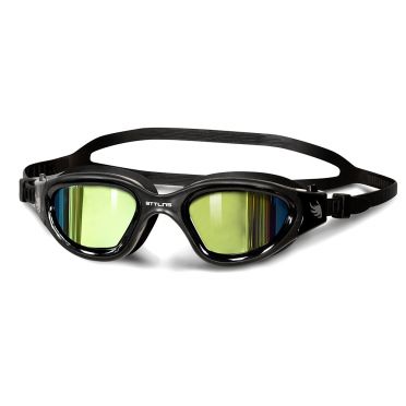 BTTLNS Valryon 1.0 Schwimmbrille Regenbogen Spiegel Linsen schwarz/gold