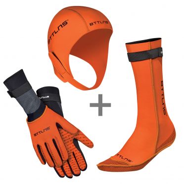 BTTLNS Neopren Zubehör Vorteilspaket Orange