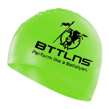BTTLNS Silicone Badekappe Neon-Grün Absorber 2.0