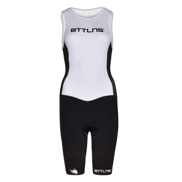 BTTLNS Goddess ITU Trisuit Ärmellos Weiß Nemesis 1.0 