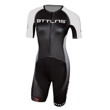 BTTLNS Typhon 2.0 Trisuit Kurzen Ärmel Schwarz/Weiß Damen