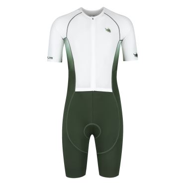BTTLNS Nemean 1.0 pro aero trisuit kurzarm Guardian Green/Pearl White Herren 