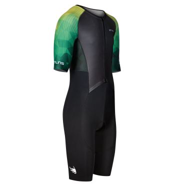 BTTLNS Nemean 1.0 pro aero trisuit kurzarm Grun Herren 