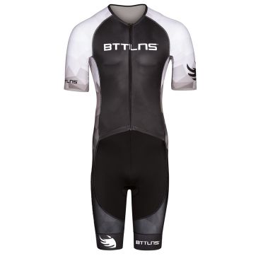 BTTLNS Typhon 2.0 SE Trisuit Kurzarm Schwarz/Weiss Herren 