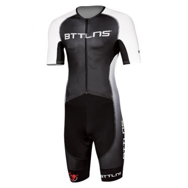 BTTLNS Typhon 2.0 Trisuit Kurzen Ärmel Schwarz/Weiß Herren