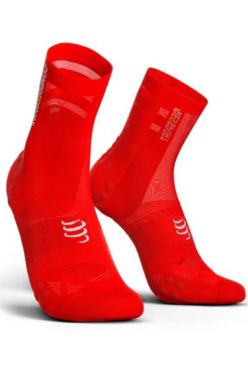 Compressport V3.0 ultralight Radsocken Rot
