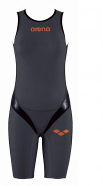 Arena Carbon pro Rear zip Ärmellos Trisuit Dunkelgrau Damen 