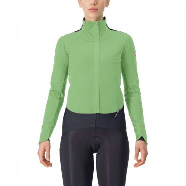 Castelli Alpha Doppio RoS Langarm Radjacke Grun Damen 