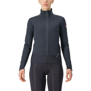 Castelli Alpha Doppio RoS Langarm Radjacke Schwarz Damen 