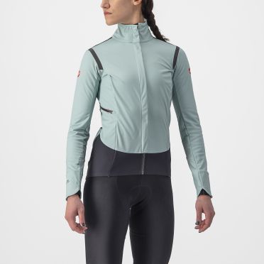 Castelli Alpha RoS Radtrikot langarm Hellblau Damen