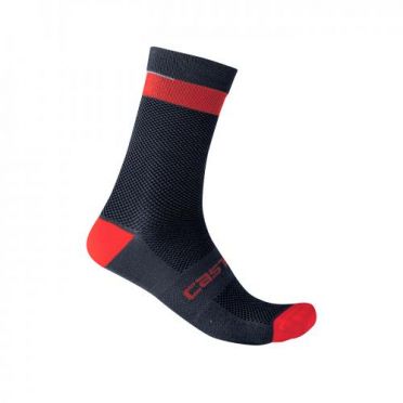 Castelli Alpha 18 Radsocken Blau Herren 