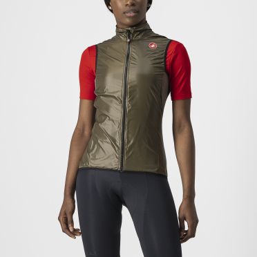 Castelli Aria Radweste ärmellos Braun Damen