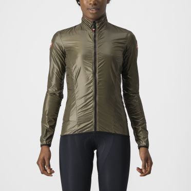 Castelli Aria shell Radjacke Langarm Braun Damen