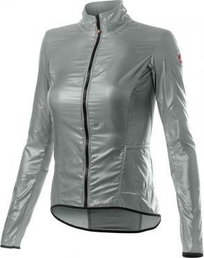 Castelli Aria shell Radjacke Silber Damen 