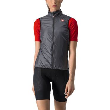 Castelli Aria Radweste ärmellos Grau Damen 