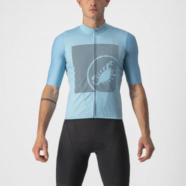  Castelli Bagarre kurzarmtrikot Blau herren 